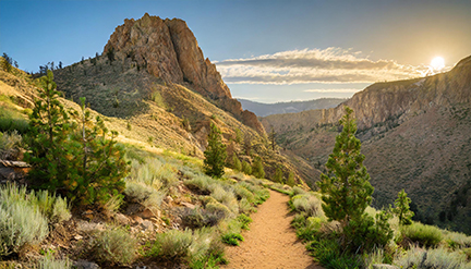 Peralta Trail to Fremont Saddle